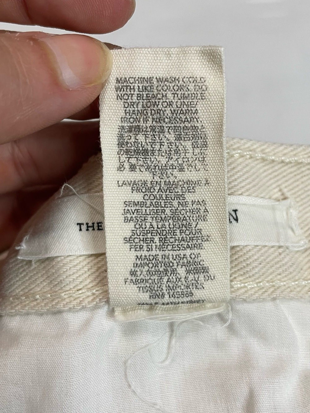 The Great The Wayne Jean Straight Leg Jeans Neutral | Size: 27 - Picture 6 of 10